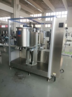 Ligne de remplissage servo à double buse TENZ pour liquides hautement visqueux, 40-70 pièces/min, entièrement automatique, contrôlée par PLC + écran tactile, pompe à piston céramique