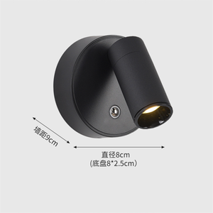 Modern Multifunctional Magnetic Touch Switch With Rechargeable <strong>Battery</strong> Operated <strong>Powered</strong> Reading Sconce Wall Lamp <strong>Light</strong> - Product Image 1