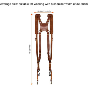 <span class=keywords><strong>2025</strong></span> mới đến Chính Hãng Da thân thiện với môi có thể điều chỉnh dày thoải mái máy ảnh kỹ thuật số dây đeo cổ chụp ảnh ngoài trời DSLR - Product Image 6