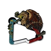 Personnalisé mexicain métal émail Cowboy Baseball chapeau PinCap Clip broche Cowboy mexicain chapeau émail broche elfe breloques drapeau chapeau insigne