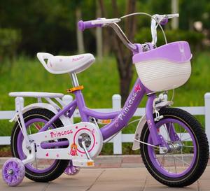 Nueva Bicicleta Infantil para Niñas de 12/14/16/18/20 Pulgadas, Color Morado, Precio Económico al por Mayor - Product Image 2