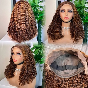 Hot Selling 13*4 Burmese Curly <b>Wig</b> Brazilian Natural Wave Factory Price Virgin PrePlucked Glueless <b>Wig</b> <b>Human</b> Hair <b>Wig</b> - Product Image 4