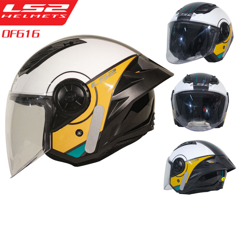 2024 LS2 OF616 Helmets Bluetooth, KPA Material, Open Face