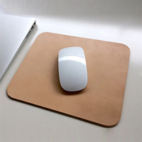 Tapis de souris sans fil en cuir véritable fait main de haute qualité, style OEM personnalisé avec logo – Caractéristiques