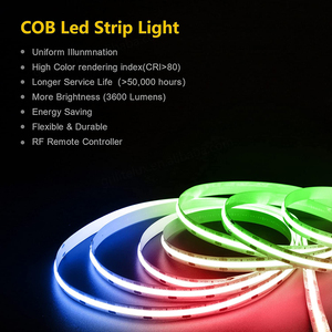 Nuevo Producto Tira de Luz LED COB 24v IP20 4mm 5mm, Tira de Luz USB para Retroiluminación de TV, Flexible 12v Ultra Delgada, Tira de Luz LED COB Pequeña - Product Image 3