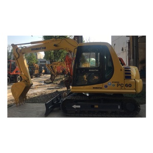 Mini-excavatrice Komatsu PC60 d'occasion de 6 tonnes, marque japonaise, très demandée, prix abordable, faible nombre d'heures de fonctionnement - Product Image 1