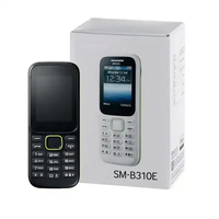 Teléfono Móvil 100% Original al por Mayor SM-B310E 2G Global Desbloqueado GSM HSPA E con Doble SIM, Teclado Qwerty y Sistema Operativo Symbian