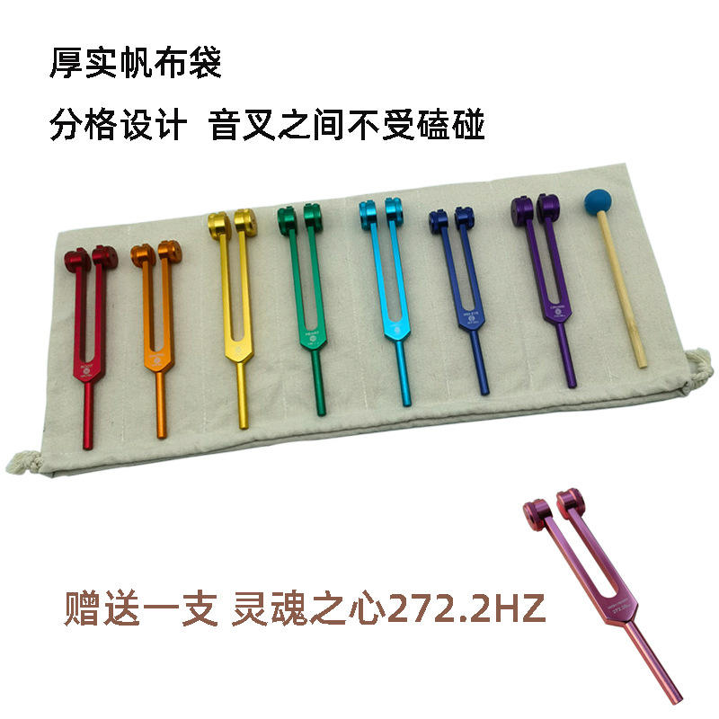 Un ensemble de sacs en coton beige pour diapasons