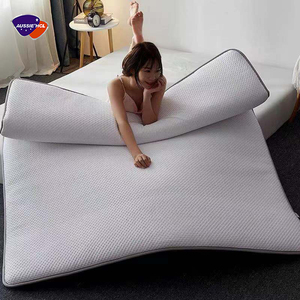 Stable Supply Factory Customized Luxury Roll up Mattress <strong>king</strong> Queen Single <strong>Size</strong> Foldable Latex <strong>Memory</strong> <strong>Foam</strong> Mattress <strong>Topper</strong> - Product Image 2