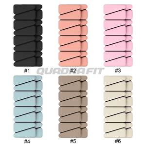 Bracelets de Pilates en silicone, vente en gros d'usine, avec Velcro robuste, pour bras et jambes, ensemble de <span class=keywords><strong>poids</strong></span> réglables pour chevilles - Product Image 4