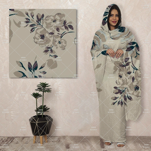 Traje de satén de algodón japonés para mujer, <span class=keywords><strong>tela</strong></span> Original DISEÑO DE Sudán, estampado Digital, gasa ligera, hilo elástico 50d para niñas - Product Image 6