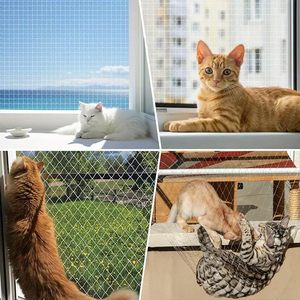 Çok Boyutlu Evcil Hayvan Düşme Önleyici Koruma Kedi Filesi Köpek Çiti Kedi Güvenlik Filesi Şeffaf Yavru Kedi Balkon Filesi Pencere Merdivenler için - Product Image 6