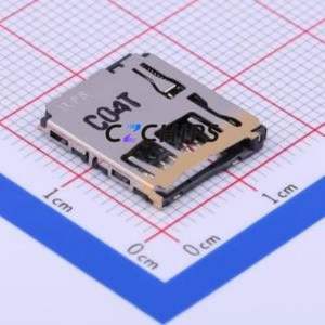 SCHA1B0100 SD Card / Memory Card Connector SMD Connector Self-Return Type MicroSD Card (TF Card) Card Holder 1.9mm - Product Image 1