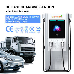 Chargeur de véhicule électrique DC personnalisé de 480 kW monté au sol à double canon Evse commercial CCS1/CCS2/CHAdeMO Station de recharge rapide pour véhicules électriques - Product Image 2