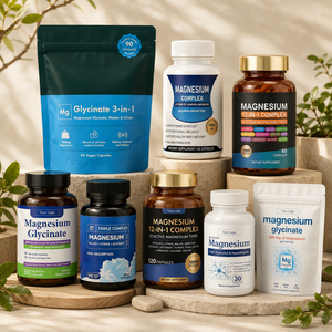 Complejo de Magnesio 12 en 1, 120 Cápsulas, Glicinato, Citrato, Malato, Apoyo para el Sueño Profundo, Salud Ósea, Estado de Ánimo, 700 mg, Suplementos Herbales - Product Image 4