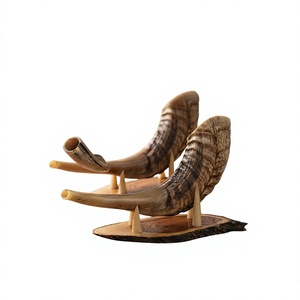 Shofar de Cuerno de Carnero Natural Genuino, Sin Pulir, Hecho a Mano por AZ ENTERPRISES, Instrumento de Cuerno para Ceremonias Tradicionales - Product Image 4
