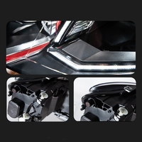 Feux de voiture pour VW Polo, phare 2011-2018, double lentille LED DRL, Vento, signal dynamique, phare DRL, accessoires automobiles