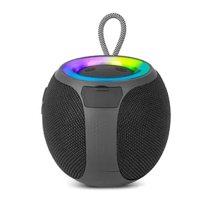 OEM impermeable deportes al aire libre sonido radio Bluetooth altavoz inalámbrico con luz led cambio para oficina en casa