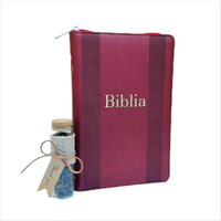 Bible personnalisée en cuir à couverture rigide, version KJV (King James Version), reliure parfaite, papier couché écologique, format A4/A5, impression à chaud