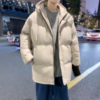 Nouvelle veste en duvet pour homme pour l'hiver, écologique, respirante, décontractée, chaude, avec capuche et logo personnalisable
