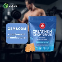 Fabricant OEM de vitamines, vente en gros de gommes à la créatine monohydrate, soutient la croissance musculaire, compléments alimentaires pour adultes