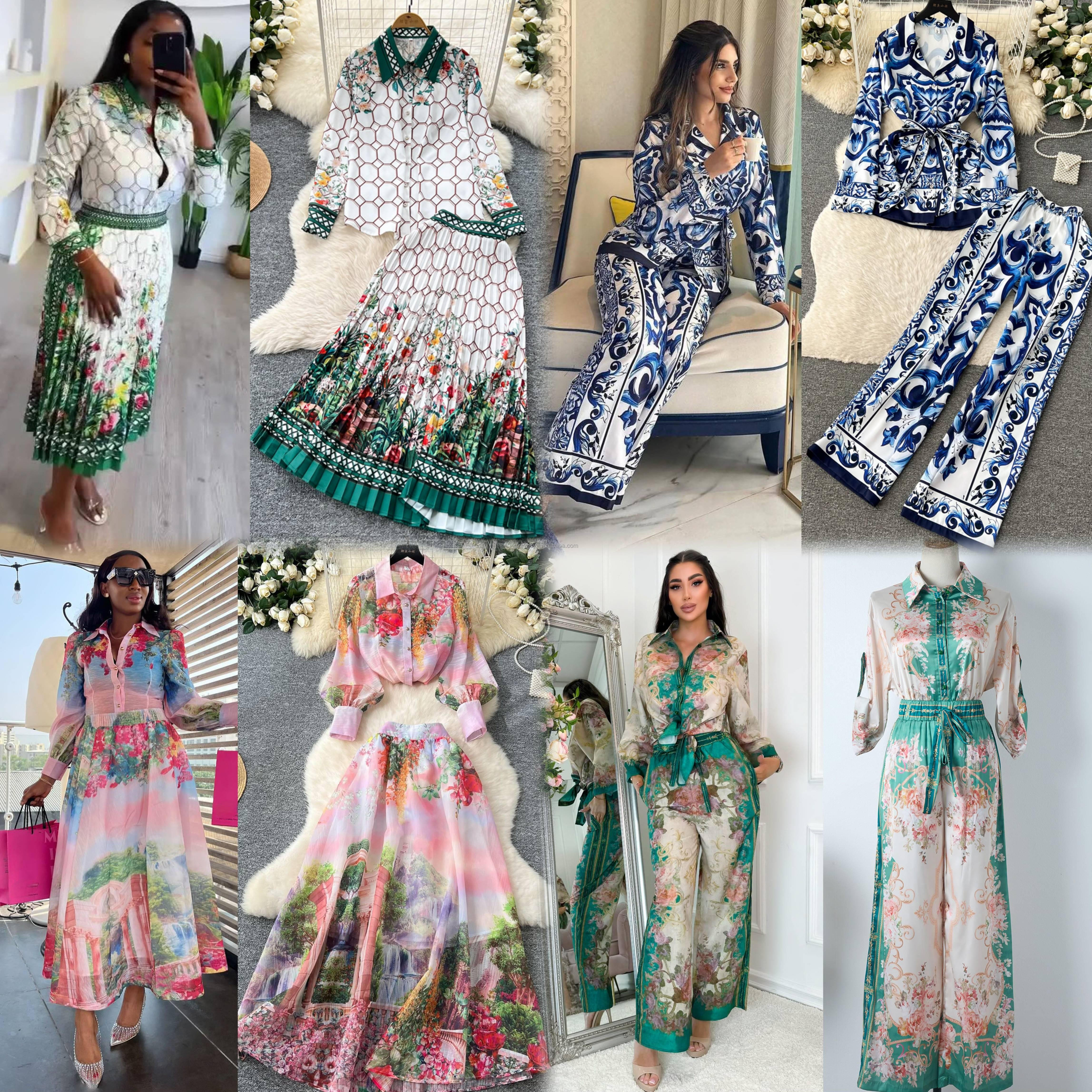 Vestidos Florales Aliexpress Vestidos Mujer Media Pierna Estilos - Main Image