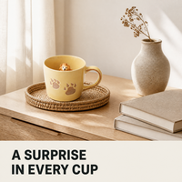 Mug en céramique, design mignon de dessin animé, compatible micro-ondes et lave-vaisselle, cadeau de fête ou d'anniversaire pour le café/le thé au lait