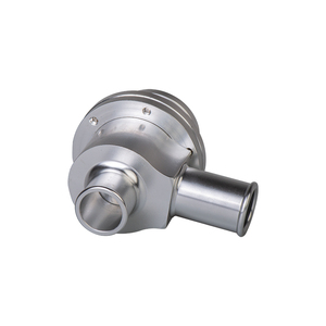 Soupape de décharge de dérivation universelle en aluminium de haute qualité 25MM/34MM pour toutes les voitures Turbo argent - Product Image 3