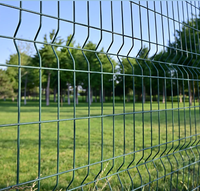 Panel de Cerca de Seguridad Anti-Escalada 3D, Malla de Alambre de Acero Soldada de Alta Resistencia para Protección Perimetral