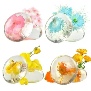 Amino Acid Clear Soap Cleansing Bath Soap Flower Creations Soap