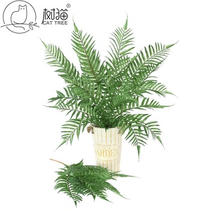 High Quality <strong>Cheap</strong> Plastic <strong>Plant</strong> 8 Head Persian <strong>Fake</strong> Grass Artificial Fern <strong>for</strong> Decoration - Product Image 2