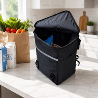 Organisateur de fauteuil roulant en nylon isolé 30-40L, grande capacité, rangement pour dossier et accoudoir, panier de voyage, logo personnalisé