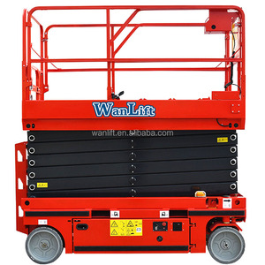 Nouvelle plate-forme de levage électrique pliable de 6 mètres en acier Wanlift pour échafaudage et accès en fauteuil <span class=keywords><strong>roulant</strong></span> capacité de 4 personnes - Product Image 3