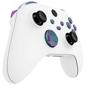 Replacement Accessories Chameleon Green Purple No <b>Letter</b> Imprint Custom Full Set Buttons for Xbox Series X S Controller - Product Image 2
