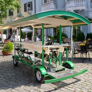 Vélo-bar électrique mobile pour 16 passagers, à pédales, à une vitesse, avec boîte de vitesses, pour excursions touristiques et soirées - Product Image 2