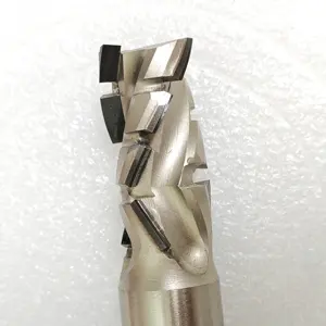 20x20xH38 Shank Type Diamond PCD Woodworking Milling Cutter Spiral Cleaning Bottom Endmill Wood Turning Tools Slotter Router Bit