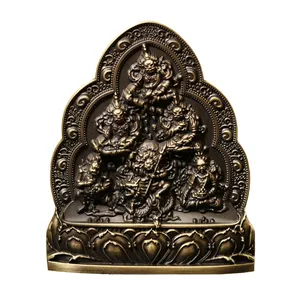 Zenginlik tanrısı, feng shui su çeşmesi servet tanrı heykelcik hediyeler el sanatları