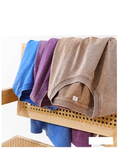 T-shirts en gros – Collection été 230G – Style rétro américain – T-shirt vintage délavé en pur coton à manches courtes pour homme et jeune homme - Product Image 5