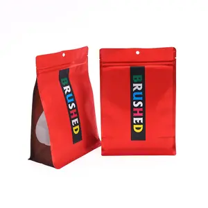 Bolsa de comida al vacío impresa personalizada de alta calidad, bolsa de plástico de Película compuesta, bolsa autosellante