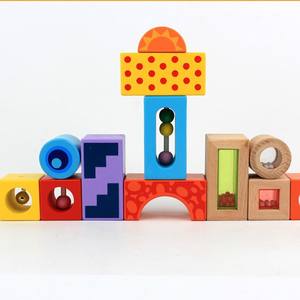 Jouets Montessori JET OEM, blocs de construction sonores, jouets éducatifs, jouets sensoriels d'apprentissage précoce inspirés de Montessori. - Product Image 3