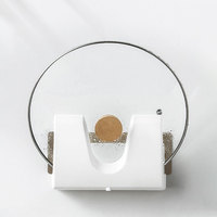 Support mural double niveau en plastique Shuangqing pour couvercles de casseroles et ustensiles de cuisine, organisateur multifonctionnel pour planches à découper