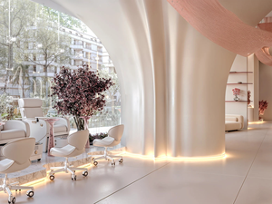 Factory Direct Nail Salon Station with LED Lighting | Wholesale Beauty Salon Furniture & Commercial Spa Shop Fitting - Product Image 5