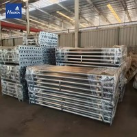Poteau de soutien en acier robuste pour la construction