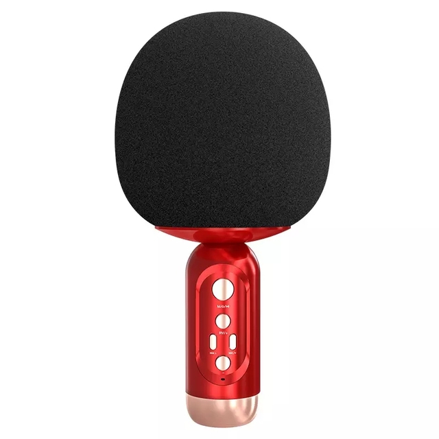 Handheld USB Phone K Song Condenser Wireless Microphone Karaoke Microphone Live Singing Portable Microphone and Speaker
