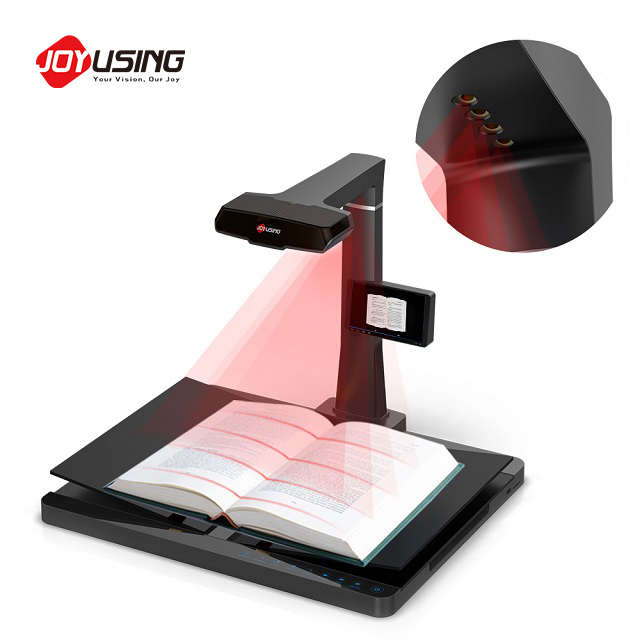 Book Scanner OCR A3 Document Camera Library Searchable Pdf