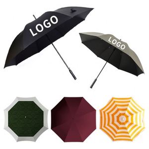 Custom Open 30/32/34 Inch Large Oversize Vented Canopy Waterproof <b>Windproof</b> Stick Golf <b>Umbrella</b> - Product Image 1