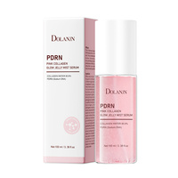 Sérum Brume Éclat au Collagène Rose PDRN 100ml, 80,9% Collagène Aquatique, Anti-âge & Éclaircissant, Réparateur Cutané, Marque Privée