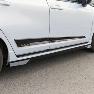Welta Exterior Accessories Automobile Parts Side Skirts Protector <b>Splitter</b> Carbon Fiber Look Side Skirts for Honda 4th FIT 2021+ - Product Image 6