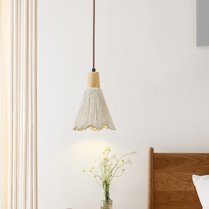 Lustre suspendu minimaliste de style japonais moderne, vintage, à économie d'énergie, garantie 3 ans, <span class=keywords><strong>suspension</strong></span> facile pour chambre à coucher - Product Image 5