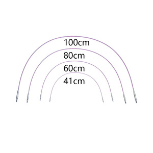 Ensemble <span class=keywords><strong>d</strong></span>'<span class=keywords><strong>aiguilles</strong></span> à tricoter <span class=keywords><strong>circulaires</strong></span> <span class=keywords><strong>interchangeables</strong></span> transfrontalières-9 tailles, embouts en aluminium de 11.5cm - Product Image 5
